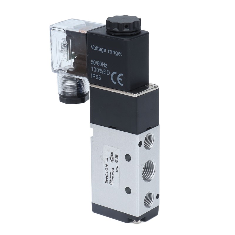 4V210‑08 Electric Solenoid Valve Normal 2 Position 5 Ways Air