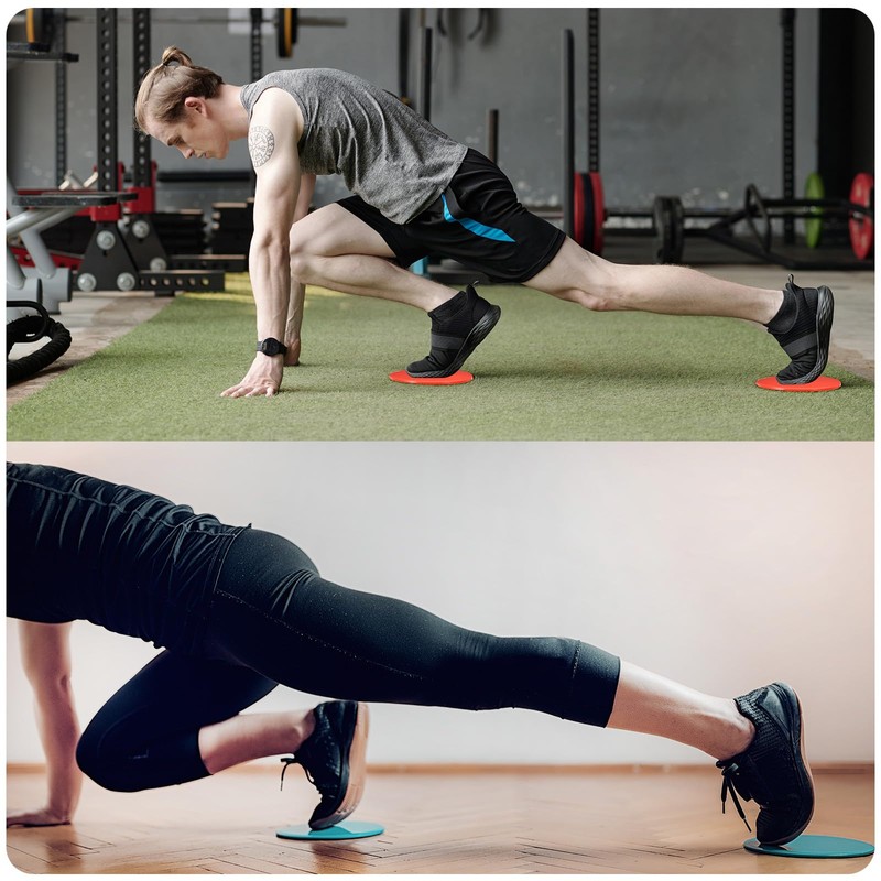 PATIKIL Core Slider for Workout, 17.5cm 2pcs Double Sided Exercise