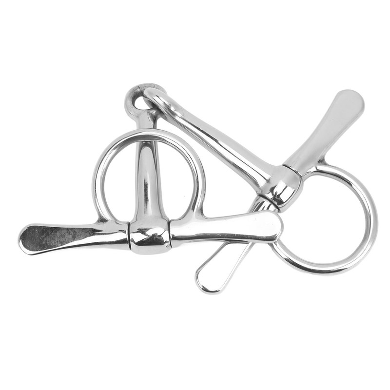 Full Cheek Horse Snaffle Stainless Steel Horse Mouth Bit Garden