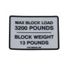 Auto Crane Decal TRVL Blck 2703/3203 A