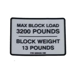 Auto Crane Decal TRVL Blck 2703/3203 A