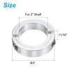 sourcing map 2Pcs Double Split Clamp-On Shaft Collar for 2"
