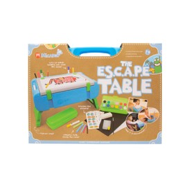 Micador jR. The E.S.C.A.P.E. Table, Complete Art Set With Easel, Chalk, Pencil, Markers, Paint, & More, Develops Artistic Talent in Children at Home or School, Encourage Creativity, Reduce Screen Time