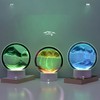 Sand Painting Table Lamp 7 Color 3D Hourglass Table Lamp