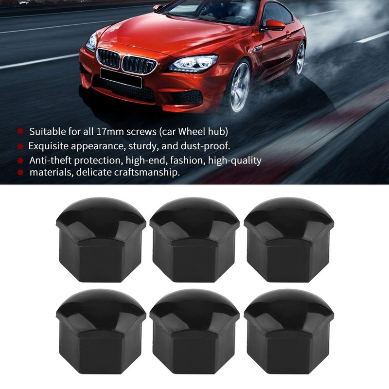 Car Wheel Nut Cap Covers - 20pcs, 21mm Nut Protection