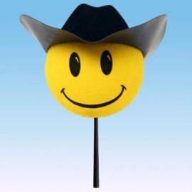 Tenna Tops Cowboy Car, Truck, SUV, Jeep, Bronco Antenna Topper Auto Accessory