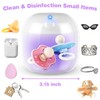 Qualirey Portable Pacifier Disinfection, Mini UV Light Disinfection, 99.99% Disinfection