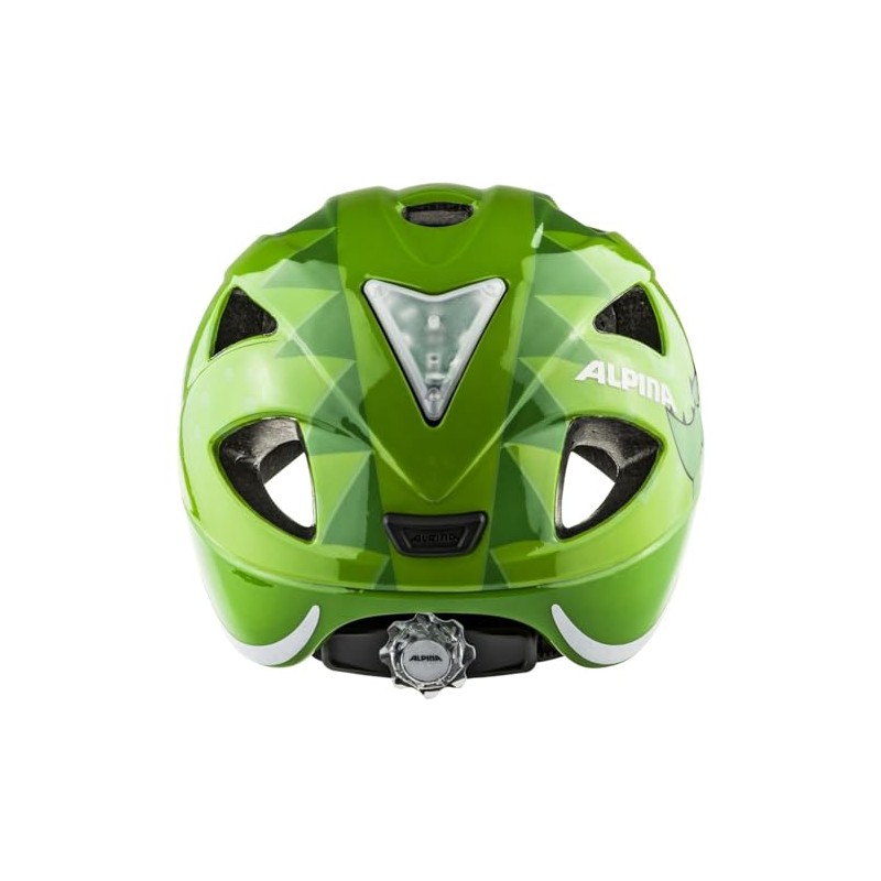ALPINA Unisex - Children, XIMO FLASH cycling helmet, green dino,