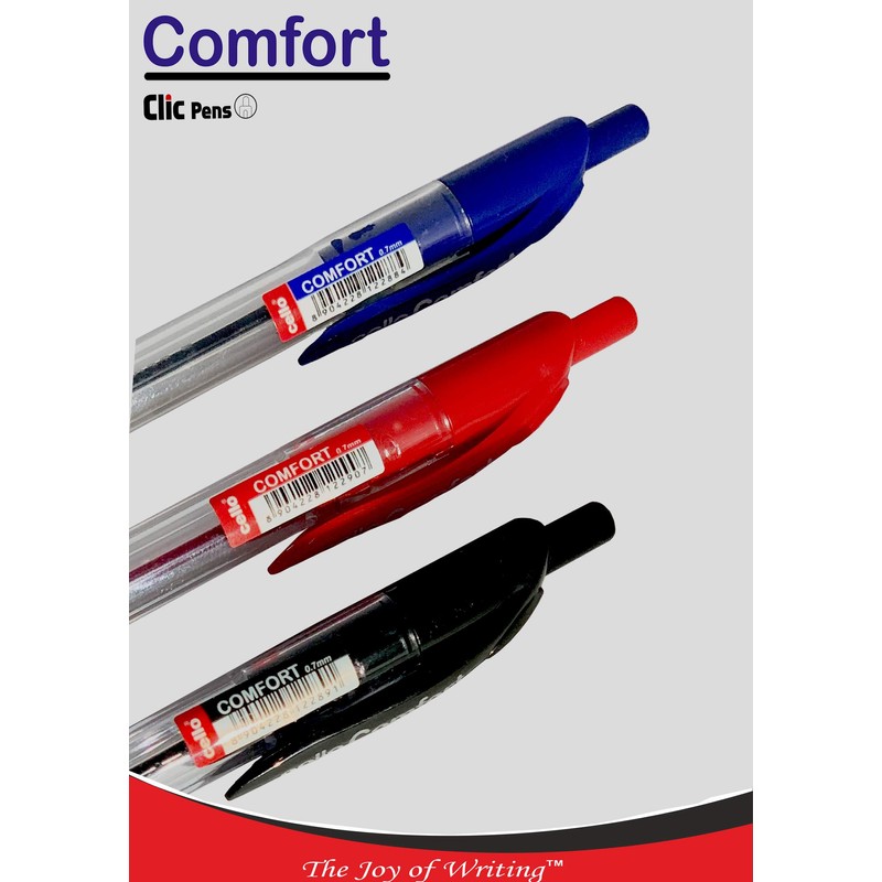 Cello Ballpoint Red Pen, Pack of 12 Ballpoint Pens, Smooth
