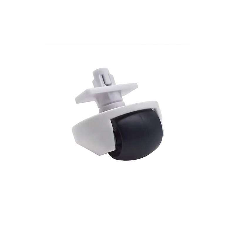 (White) Front Roller Caster Wheel Replacement for Roborock Q5, Q7,