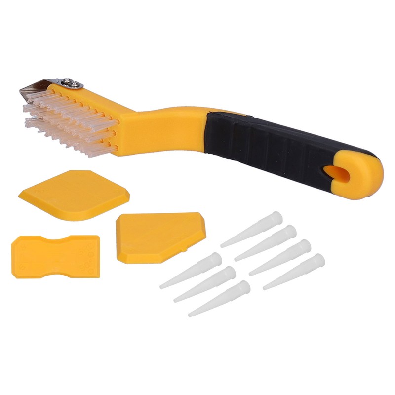 11Pcs Caulking Tool Silicone Grout Scraper Glue Remover Cleaner Set