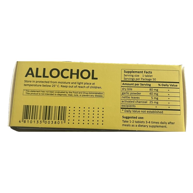belmed 2 Packs of Allochol , 50 ( total 100