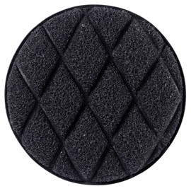 Jetz Scrubz Fashionable Scratch-Free Round Kitchen Scrubber Sponge (1-Pack, Yellow)