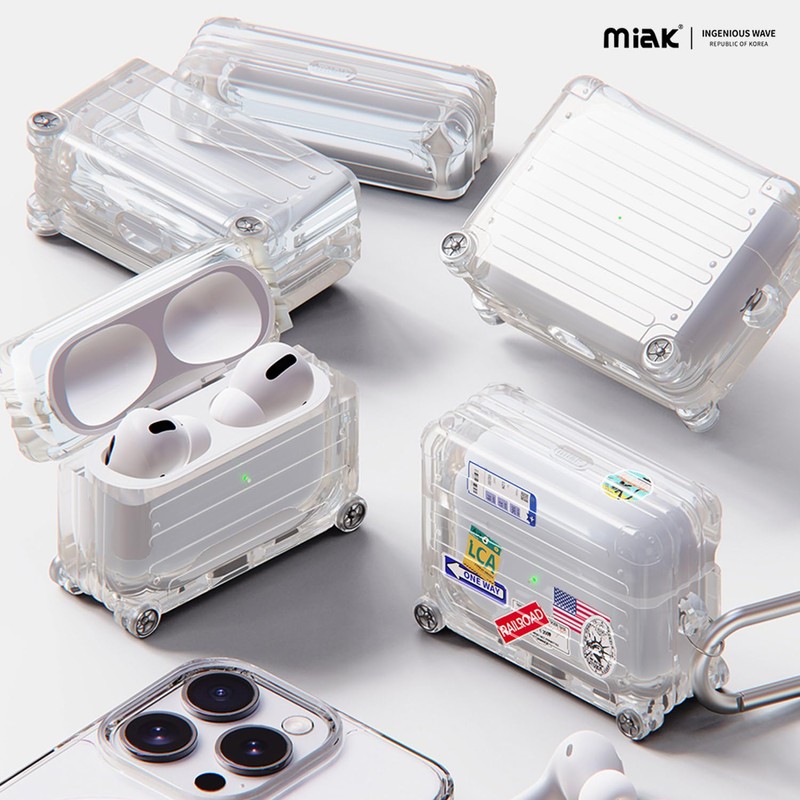 miak AirPods Pro MA26958APP (2nd Generation/1st Generation) Case, Carrying Case