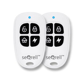 seQrell, Additional Remote Control for seqrell Alarm System Wireless GSM Set of Two Remote Controls SQTR002CR