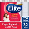 Papel Higiénico Elite Color Doble Hoja 32 Rollos
