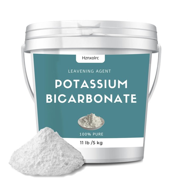 Hznxolrc 11 lb Potassium Bicarbonate Powder, 100% Pure Potassium Bicarbonate