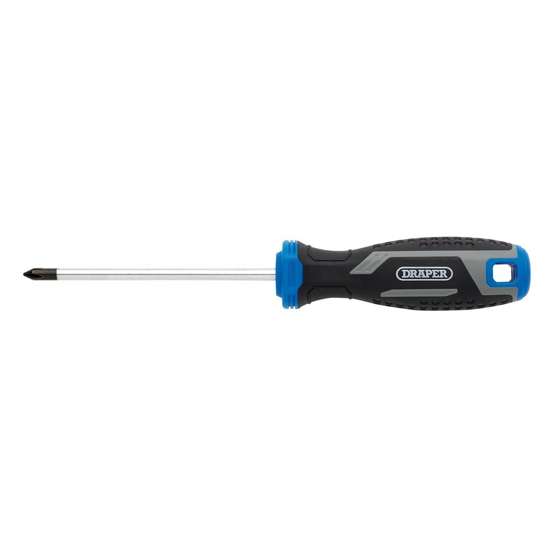 Draper Phillips Soft Grip Screwdriver, PH1 x 100mm - 13360
