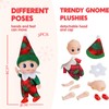 3pcs Christmas Elf Baby Mini Dolls,Christmas Baby Elves Twins Cute