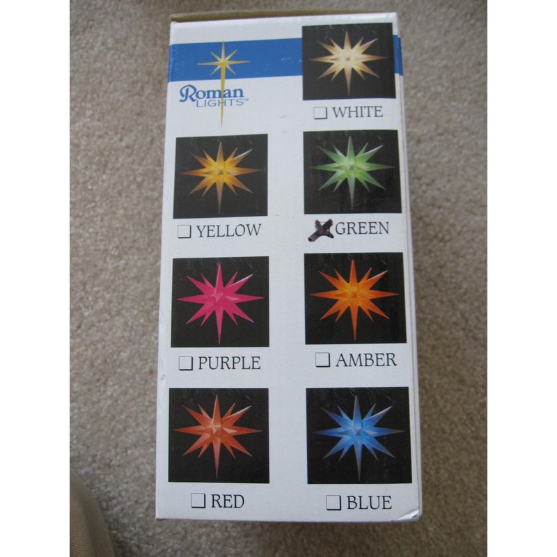 14" Movarian Star with Green Light Bulb