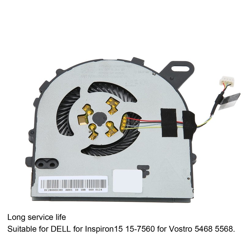 Zunate Replacement CPU Cooling Fan for 15 15-7560 Vostro 5468
