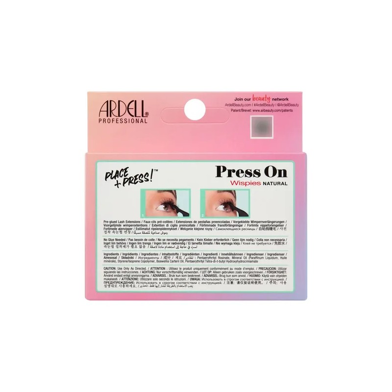 Extensiones De Pestañas Press On Mini Natural Ardell