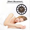 25cm Round Iron Wall Clock with a "The [Your Last