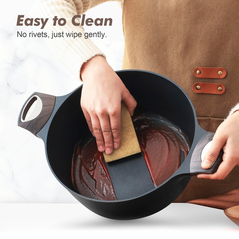 SENSARTE Pots and Pans Set Non stick, Non toxic Healthy
