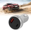 Car Charger Metal Digital Display Short Circuit Protection Fast Charging