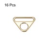 uxcell Triangle Buckle Adjuster, 16Pcs 1-1/2 Inch Triangle D Rings
