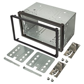 tomzz Audio 2400-055 2DIN Double DIN Metal Frame Installation Bay Radio Faceplate Installation Kit Installation Frame China/Android Devices