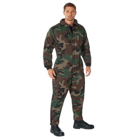 Rothco Insulated Coverall, Woodland Camo, 3X