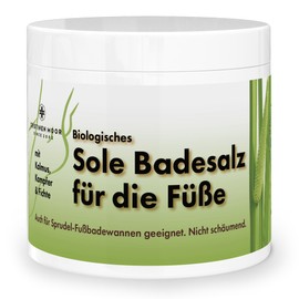 CristinenMoor Organic Sole Bath Salt for Feet 500 g, 100% Natural Foot Bath Salt for Calluses, Against Dryness, Sweating Feet, Foot Odour I Naturally Cosmetic Certified by Icada