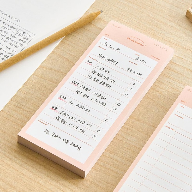 MUNID Handy Notepad, 80 sheets, 2.6 inches X 5.7 inches,