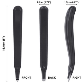 ZZTX 3 PCS Professional Magnetic Staple Remover Puller Staples Remover Staple Removal Tool for School Office Home Black