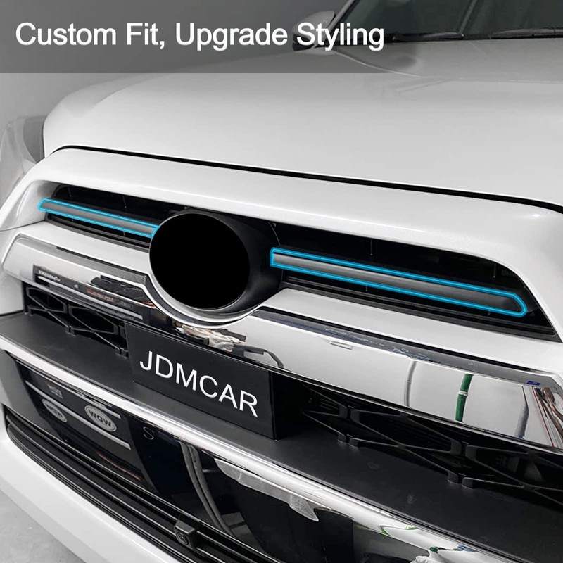 JDMCAR Front Center Grille Insert Cover Trim Compatible with 2024
