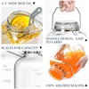 1.5 Gallon Glass Jar with Airtight Lid, Square Wide Mouth