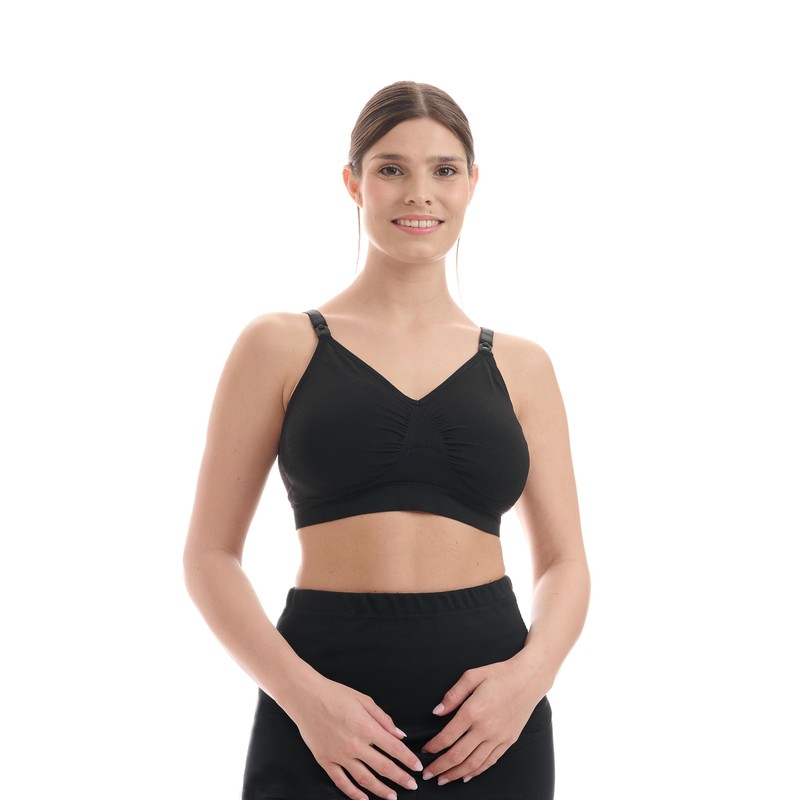 Herzmutter 5200 Nursing Bra without Underwire, Includes Bra Extension, Removable