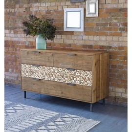 Prima Marketing Redesign Stick & Style Stencil Roll 4" X15yd-Royal, Royal Ann Garden