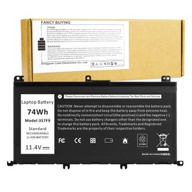 Fancy Buying 74Wh 0GFJ6 357F9 Laptop Battery for Dell 15 7000 7559 7567 7566 7759 7557 5577 INS15PD Series P57F P57F003 P65F P65F001 71JF4 0GFJ6 071JF4