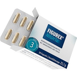 FIGUREX Night Metabolism Capsules with Choline for the Night, Innovative Formula with L-Tryptophan, L-Carnitine, 30 Capsules