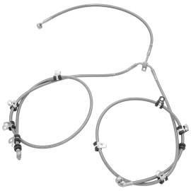 Caltric Front Brake Hose Line For Can Am Maverick X3 Turbo / Maverick X3 Turbo R 2018