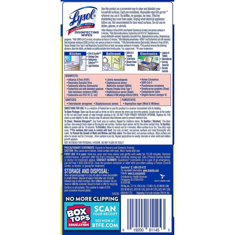 LYSOL Brand Products - LYSOL Brand - Citrus Scented Disinfecting