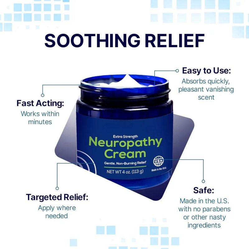 (2pcs Crema Extra Fuerte Para El Alivio La Neuropatía