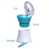 Multifunction Pill Cutter, Opret 3 in 1 Pill Splitter/Crusher/Box for