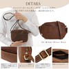 GULNAHS Men's Body Bag, Small, Genuine Leather, Crossbody Bag, Shoulder