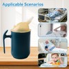 UCFBWO Adult Sippy Cup for Elderly, Stainless Steel Beaker with