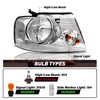Bingbingmotor BRYGHT Headlight Assembly Fit for 04-08 F150 Pickup /