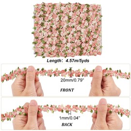 PH PandaHall Handicraft Blades, Embroidered, Floral Pattern, Lace Ribbon, Colorful Flower Motif, Lace Trim, High-quality, Decorative, Trim, Curtain, Clothes, Pillow, Hat, Decorative, Handmade