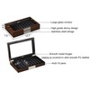 Lifomenz Co Wood Pen Box - 10 Slot Organizer With
